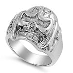 Stainless Steel Casting Ring - Skull