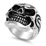 Stainless Steel Casting Ring - Skull