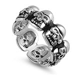 Stainless Steel Casting Ring - Skull