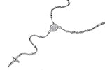 Stainless Steel Rosary Necklace