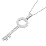Stainless Steel Pendant with Chain - Key