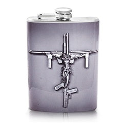 Stainless Steel Wine Hip Flask 8oz