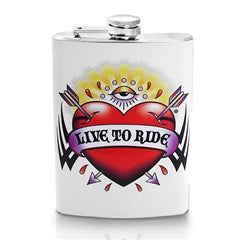 Stainless Steel Wine Hip Flask 8oz
