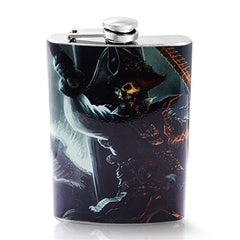 Stainless Steel Wine Hip Flask 8oz