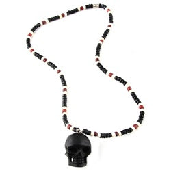 Organic Skull Necklace - 3 Tone