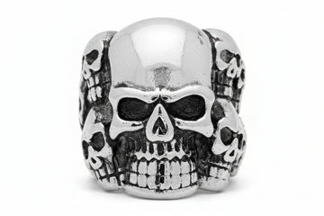Stainless Steel Casting Ring - Skulls