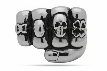Stainless Steel Casting Ring - Fist Knuckle