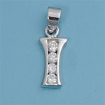 INITIAL PENDANT W/CZ - I