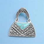 MARCASITE PENDANT - Purse
