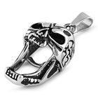 Steel Pendant - Screaming Skull