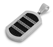 Stainless Steel Pendant - Greek Design