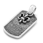Stainless Steel Pendant - Fleur De Lise