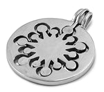 Stainless Steel Pendant - Firework Design