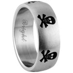 Stainless Steel Ring - Cross Bone & Skull