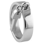 Stainless Steel Ring - Key Charm