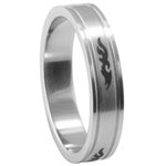 Stainless Steel Ring Tribal