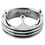 Stainless Steel Ring - Regal Crown