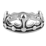 Stainless Steel Ring -Victorian Crown