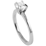Stainless Steel Ring with CZ Stone