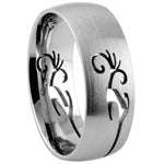 Stainless Steel Ring - Tribal Cutout