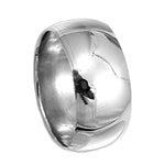 Stainless Steel Ring - Wedding Band 10mm