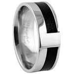 Stainless Steel Ring - Carbon Ridge
