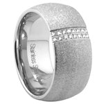 Stainless Steel Ring - Glitter Sparkle CZ