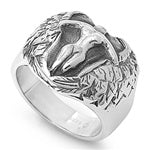 Stainless Steel Ring - Winged Angel