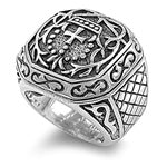 Stainless Steel Ring - Paladin Crest
