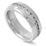 Stainless Steel Eternity Band