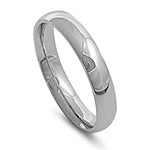 Stainless Steel Ring - Wedding Band - Comfort Fit