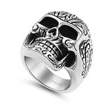 Stainless Steel Ring - Skull