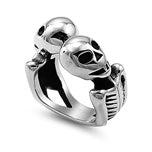 Stainless Steel Ring - Skull