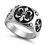 Stainless Steel Ring - Fleur De Lise