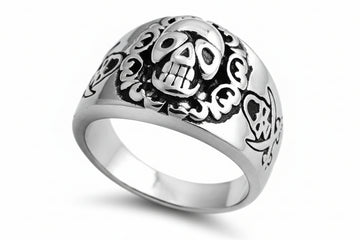 Stainless Steel Ring - Skull
