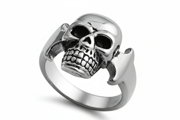 Stainless Steel Ring - Skull
