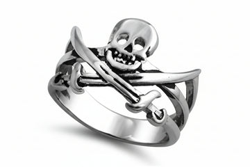 Stainless Steel Ring - Skull
