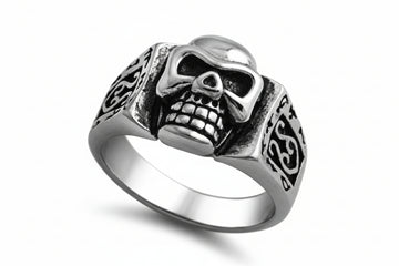 Stainless Steel Ring - Skull