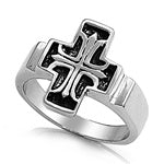 Stainless Steel Ring - Cross - $4.40