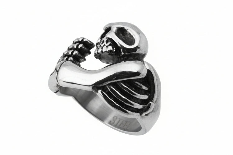 Stainless Steel Ring - Skull