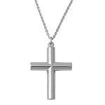 Stainless Steel Pendant with Chain - Cross