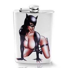 Stainless Steel Wine Hip Flask 8oz