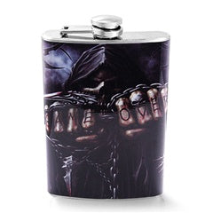 Stainless Steel Wine Hip Flask 8oz