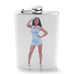 Stainless Steel Wine Hip Flask 8oz